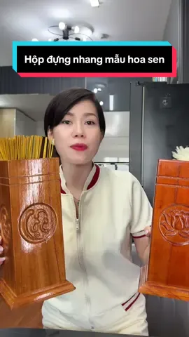 Hộp đựng nhang mẫu hoa sen đục chữ Phúc Lộc Thọ #xh #viral #ongdungnhang #ongdungnhangbanggo #cindythuytichcuc