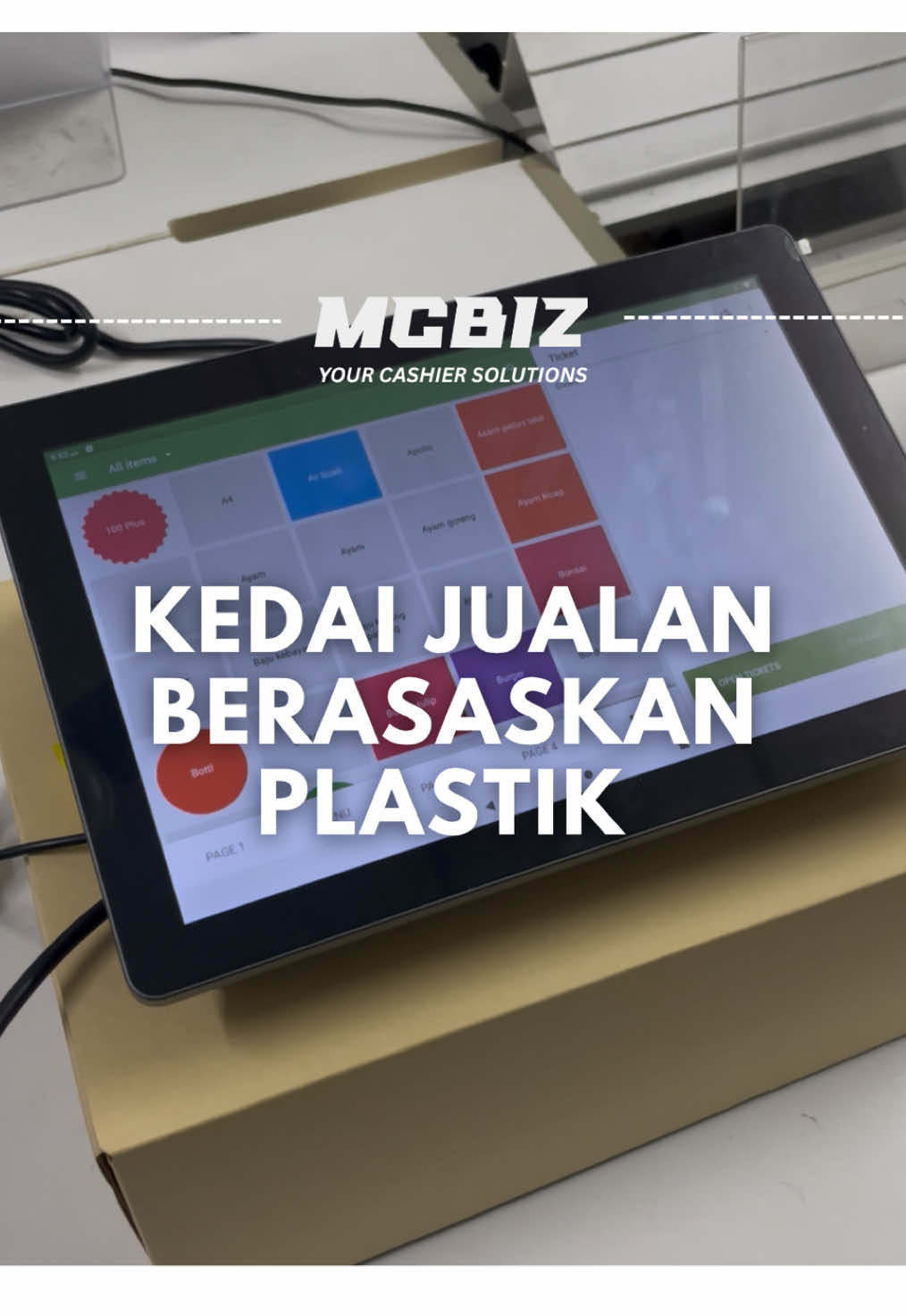 Replying to @asi123172 #mesincashier #mcbiz #fyp #trending #viralvideo 