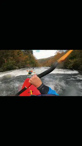 First personal descent down this riverrrr #KAYAKING #whitewater #classIV+ #CapCut #viral 