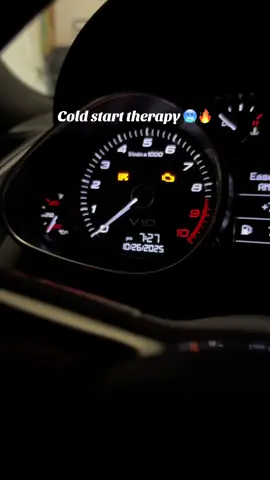 If you can’t hear your car from a mile away… it’s not love. 🫡 #a#audir8r#r8v10c#coldstartv#v10carsoftiktok 
