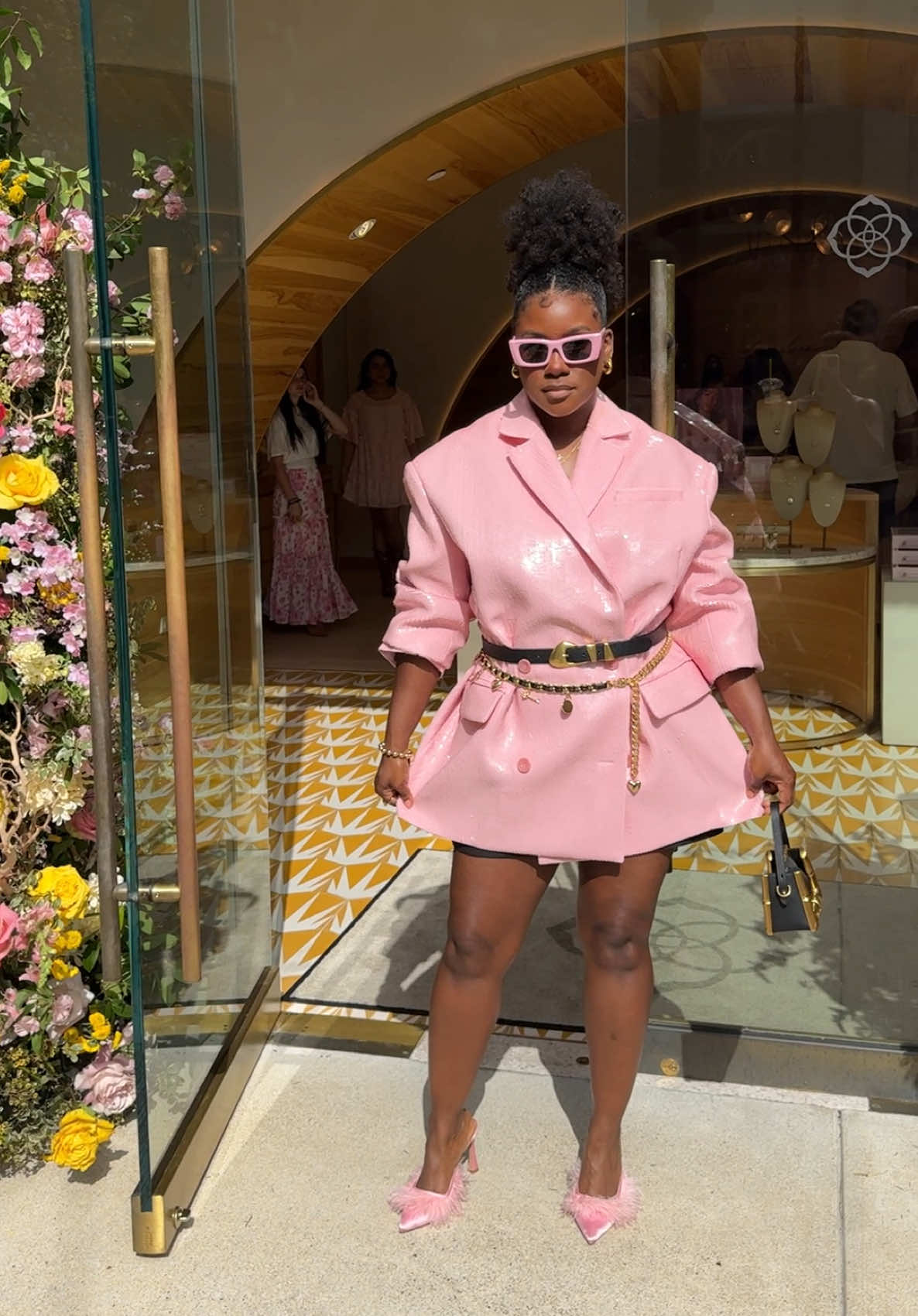 You see the vibes. Serving pint size Barbie #pinkoutfit #falloutfitinspo @The Kendall Miles @Brandon Blackwood NYC @LORVAE 