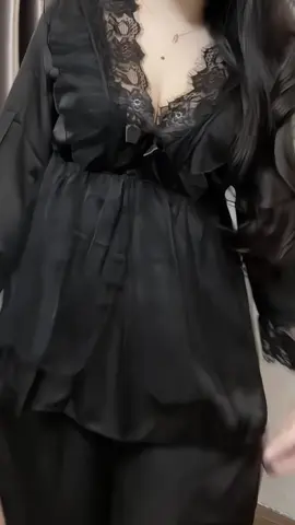 Bộ Đồ Ngủ Quần Dài Áo Tay Dài chất lụa#dongu #bodoxinh #xuhuong #tiktok 