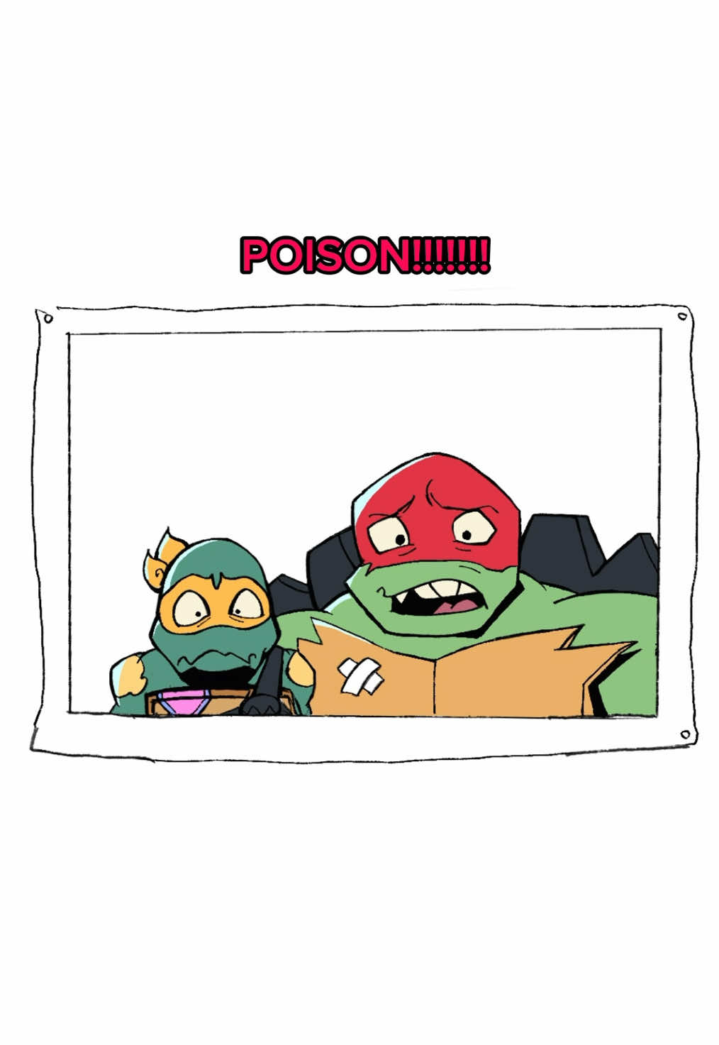 #ROTTMNT | because OBVIOUSLY living in new york gives you immunity to any disease.. right - #tmnt#leonardo#art#viral