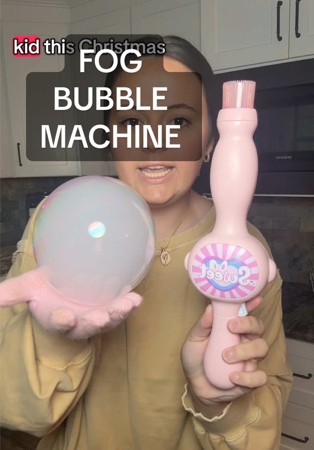 Must admit that I also love this thing 🤣 #fogbubbles #magicbubble #toddlertoys #bubblewand #fogbubblemachine 