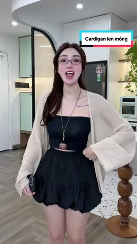 Không nghĩ áo có mấy chục cành luôn #aocardiganlenmong #aokhoaccardigan #aokhoaclenmong #aocardigan #quanharem 
