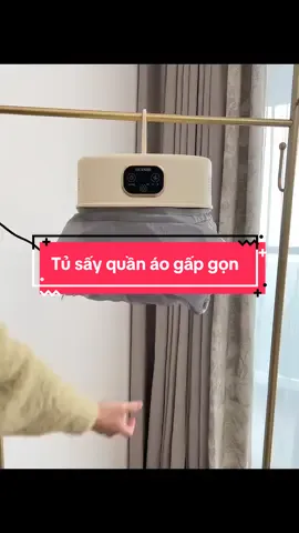 Tủ sấy quần áo gấp gọn #giadungthongminh #fyp #tusayquanao 