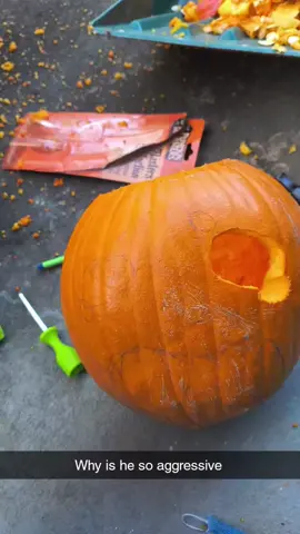 he was REALLY just going at it 