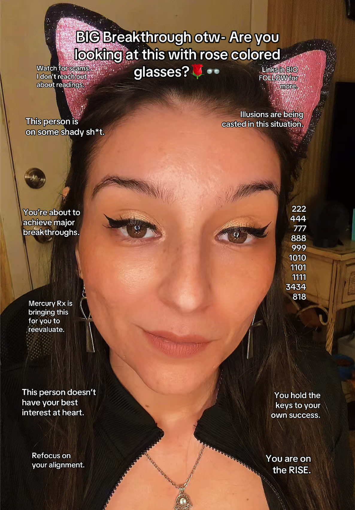 When the truth hurts but sets you free that’s clarity not confusion. Take off the rose tint and see who’s really matching your energy. 👁️ #channeledmessages #fyp #protectyourpeace #warning #intuitivereading 