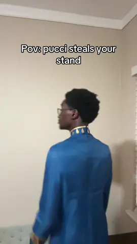 Pucci cosplay 🙌🏾#fypシ #trending #anime #jjba #jojosbizarreadventure 