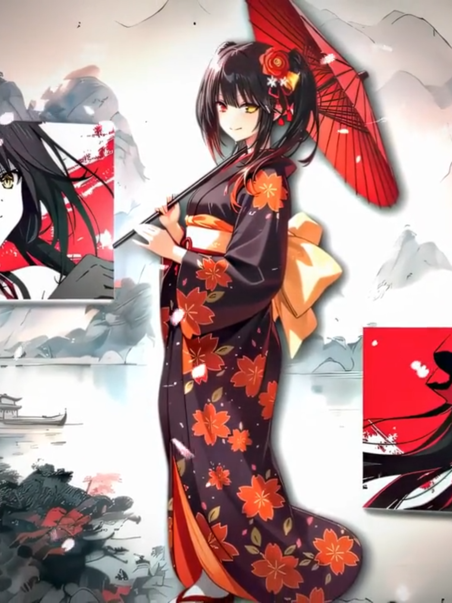 his art is beatiful❤️ #kurumi #kurumitokisaki #datealive #animeedit #anime #janexusq ★ upload method ★ TG: @editing_news