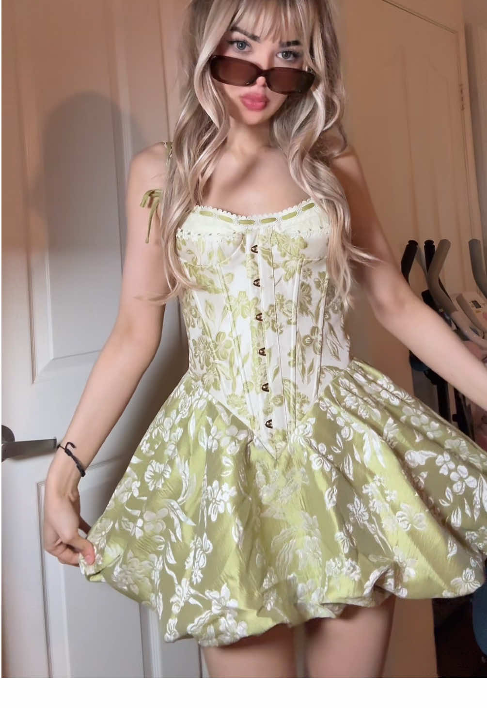 Garden Lace Corset Dress - Lumina  #luminavenus #fashion #dress #womenfashion #outfit 