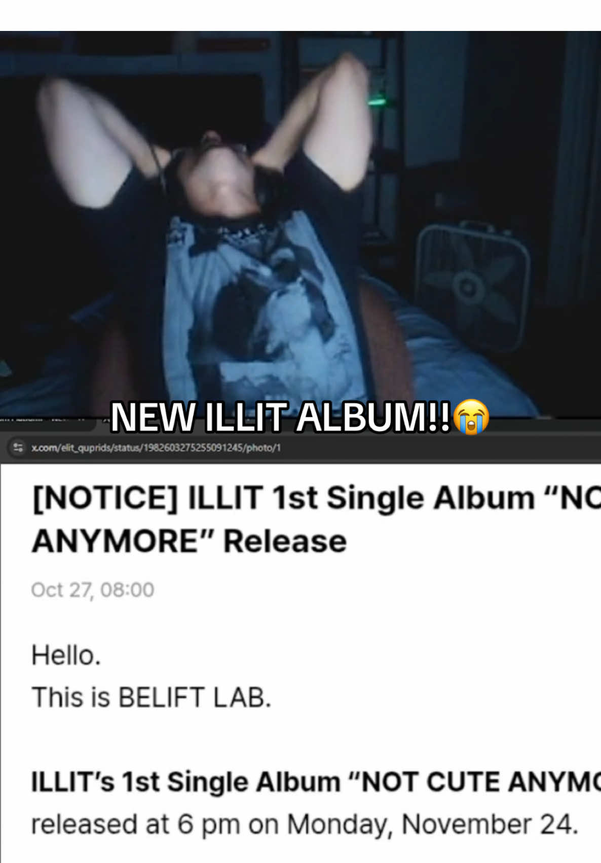 Not cute anymore Illit!?? Sound warning I’m a lil excited 😅✌️ #illit #kpopfyp 