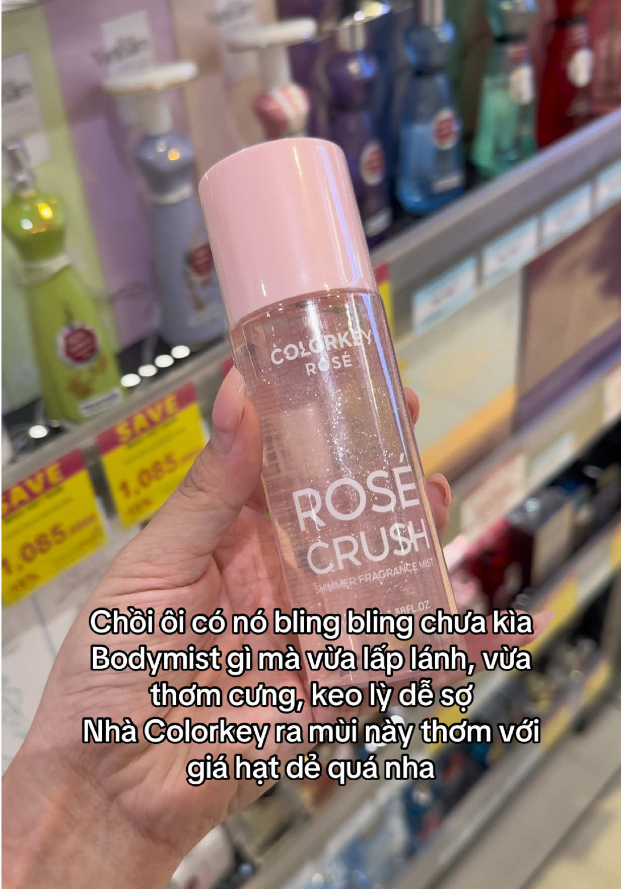 Bodymist Colorkey Rosé Crush #colorkey #bodymist #rosecrush #salecuoithang #perfume 