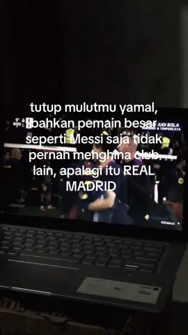dengan ucapan seperti itu kamu tidak akan pernah bersinar #lamineyamal  #e#ElClasicor#realmadridfcf#fcbarcelona