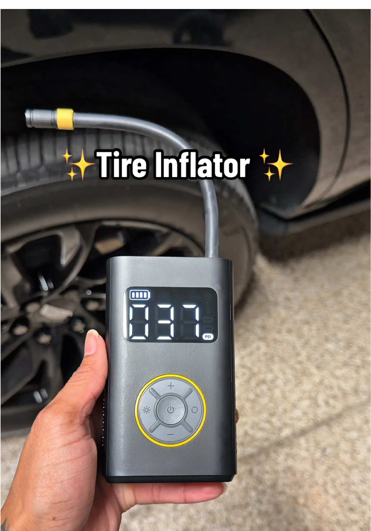 Low tire pressure season is here! #tireinflator #aircompressor #tireinflation #inflator #fanttik 