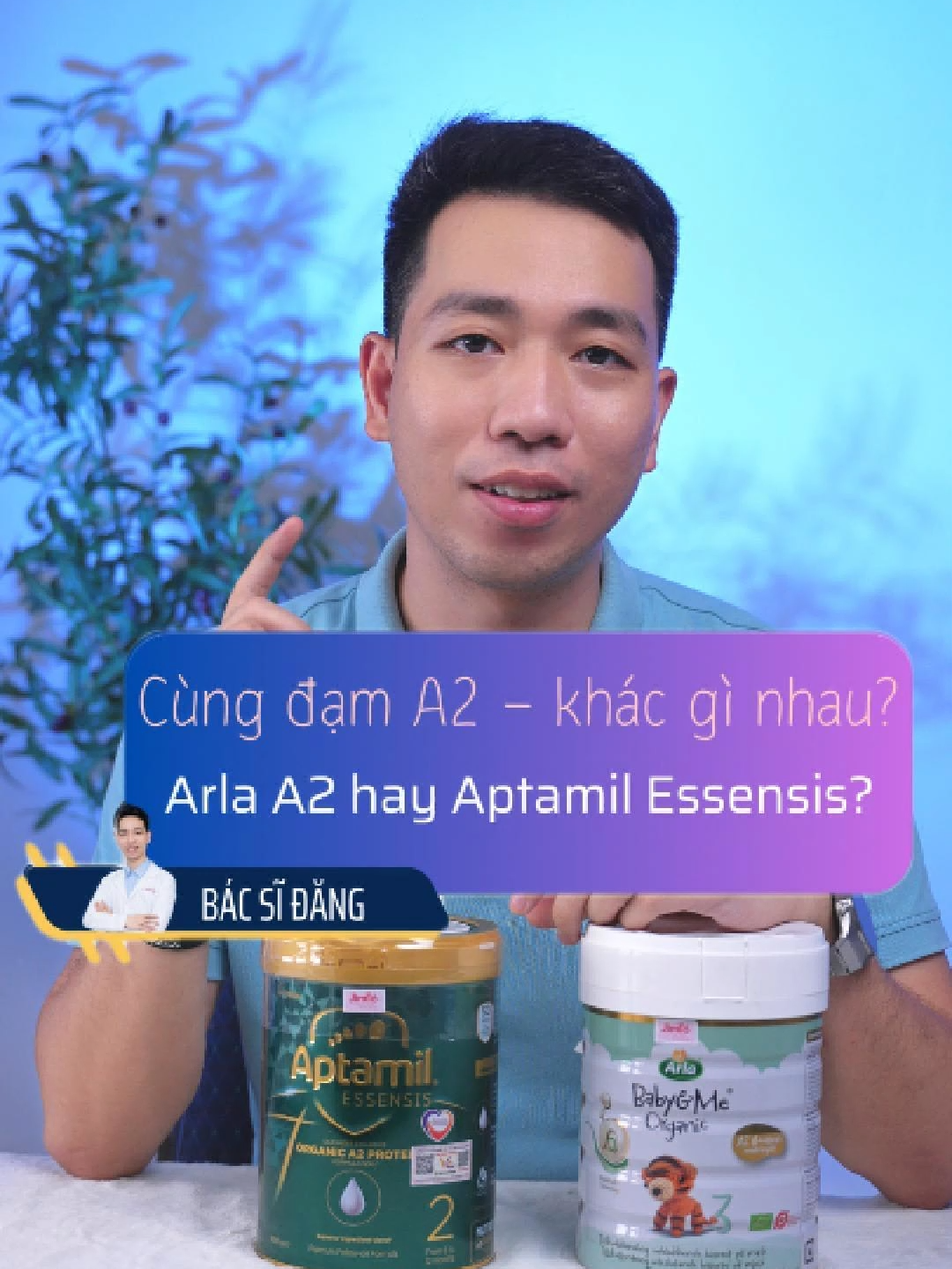 Arla A2 hay Aptamil Essensis? #bacsidang #drdangbabyheathcare #LearnOnTikTok