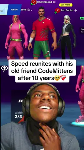 What a beautiful reunion🥹 #speed #wspeed #codemittens #fortnite #mymomiskindahomeless 