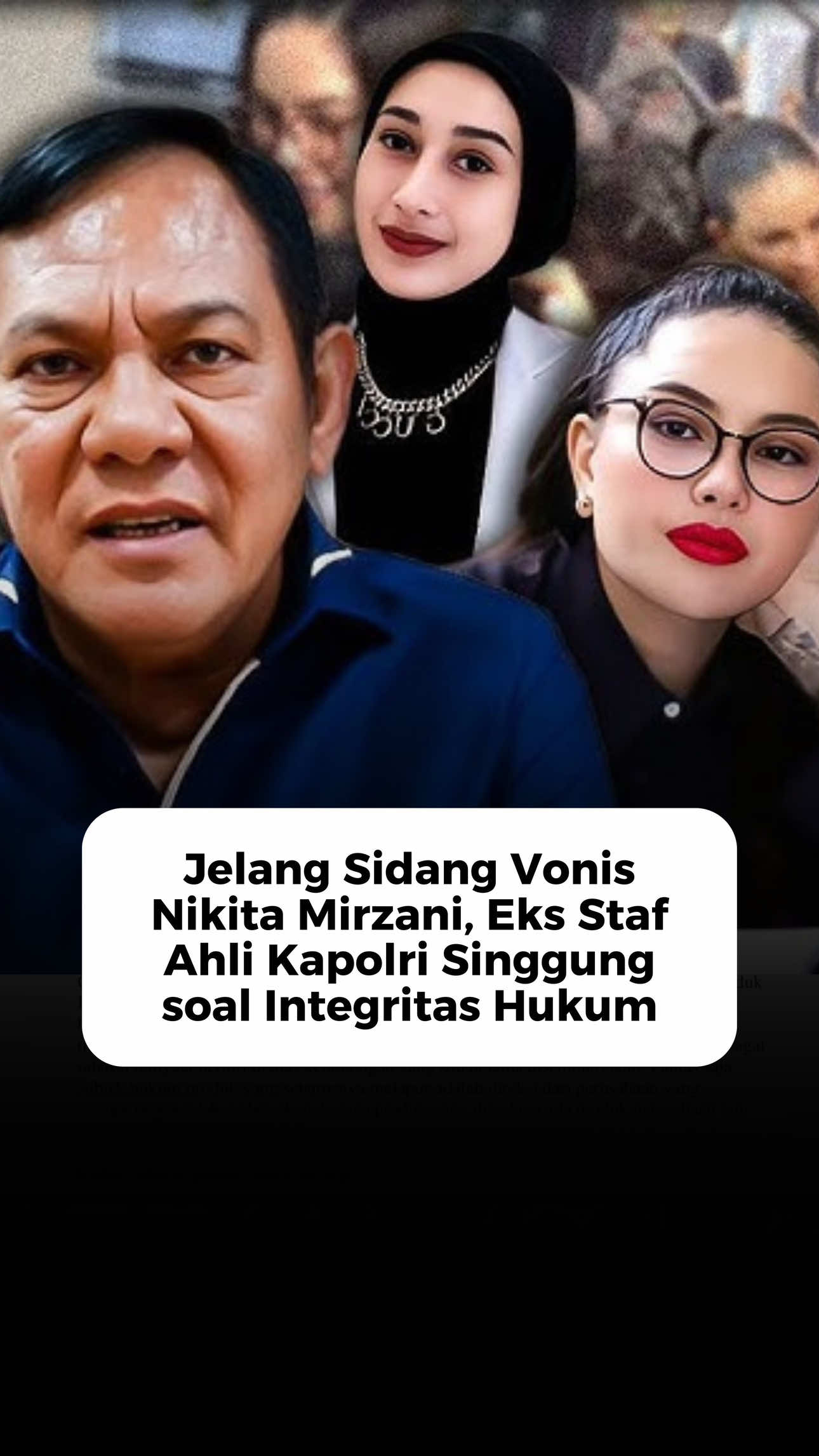 Pengadilan bukan tempat menunjukkan siapa yang paling hebat, melainkan tempat mencari kebenaran berdasarkan bukti. #nikitamirzani #freenikitamirzani28october #rezagladys #skincare #usutmafiaskincare