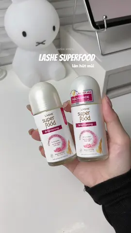lăn hút mùi Lashe Superfood cho chiếc neck khô thoáng, thơm cả ngày 🥰 #lashesuperfood #lanhutmui #lannach #lankhumui #reviewlamdep 