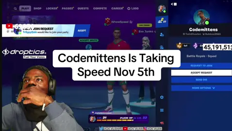 My First Speed Clip In 2 Years! #fyp #viral #ishowspeed #codemittens #funny 