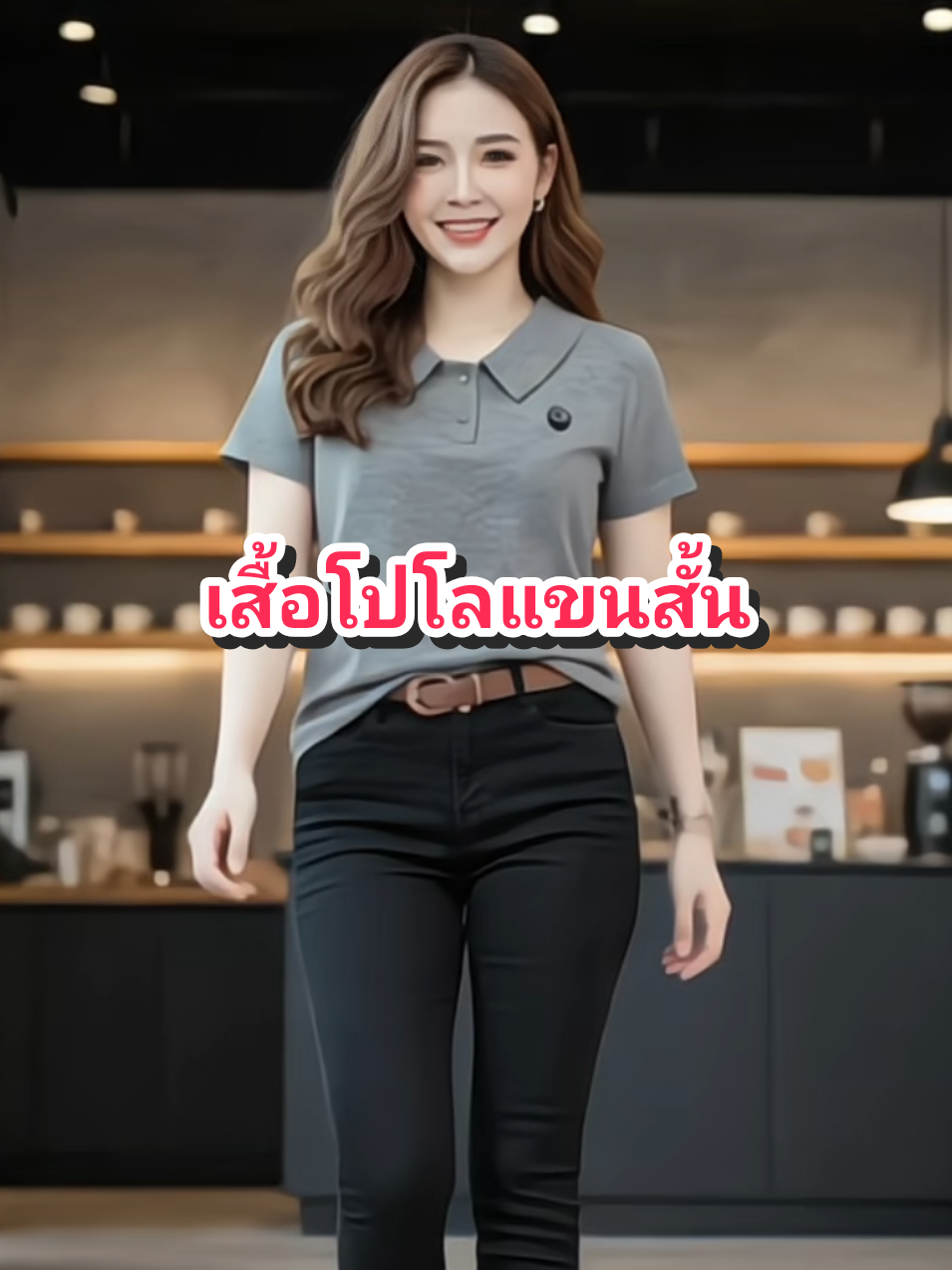 เสื้อโปโลผ้าฝ้าย พลัสไซส์ แขนสั้น ผ้าดี สวย ใส่สบาย เที่ยว ทำงาน#เสื้อผ้าผู้หญิง #เสื้อผ้าแฟนชั่นผู้หญิง #เสื้อโปโล #เสื้อโปโลหญิง 