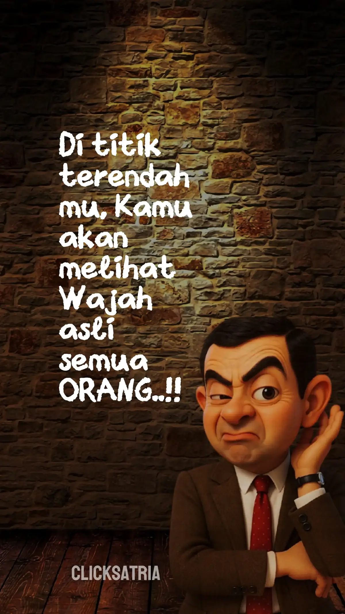 Kadang Tuhan turunkan kita ke bawah, bukan untuk menghukum… tapi untuk membuka mata, agar kita tahu… siapa yang benar-benar “orang kita”.  #katakata #motivasihidup #viral #fyp 