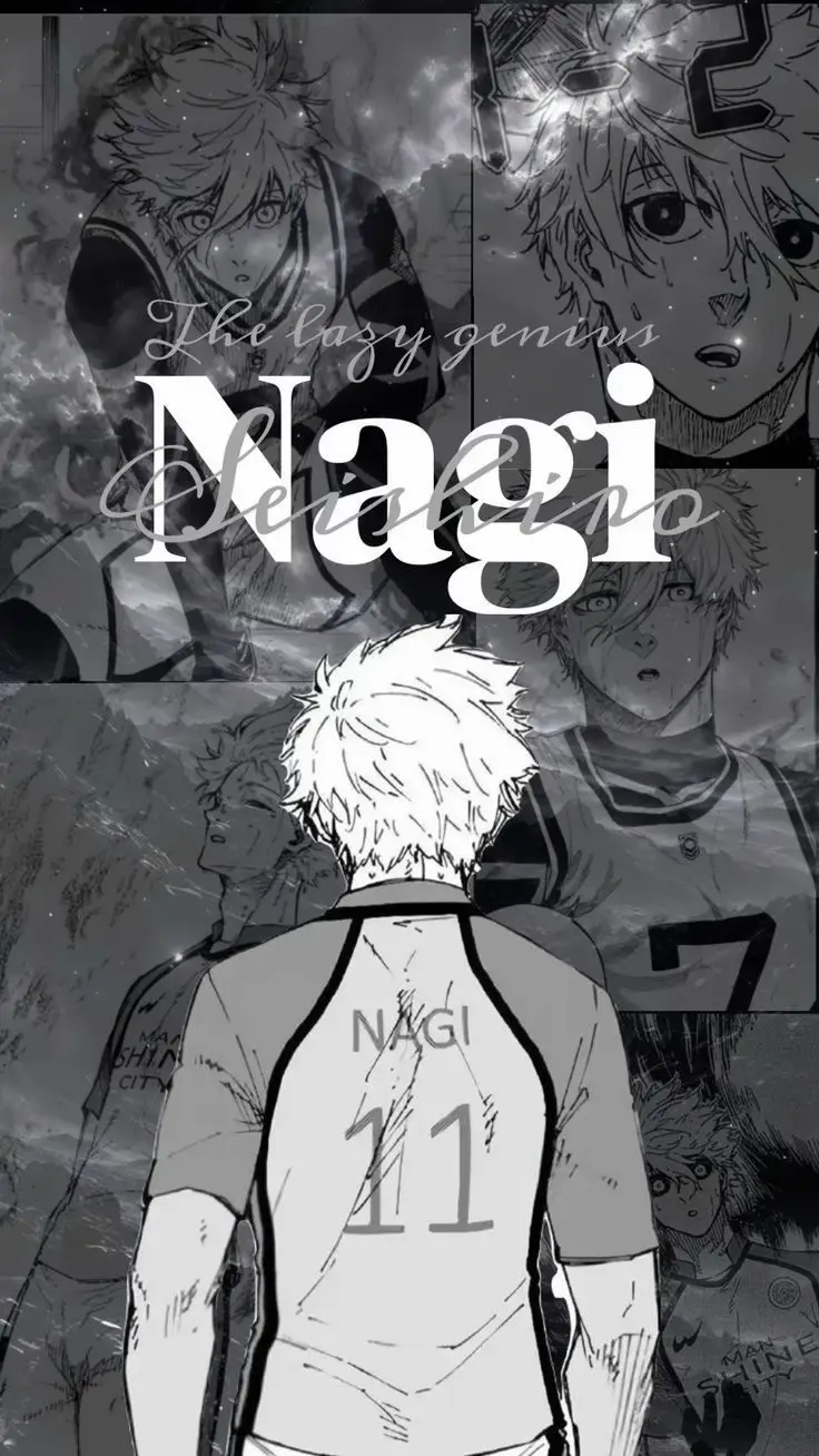 Seishiro Nagi (凪なぎ 誠せい士し郎ろう, Nagi Seishirō) is a former contender for the Blue Lock Project and the titular protagonist of the spin-off, Blue Lock - Episode Nagi, who played as a right winger for England's Manshine City during Neo Egoist League. When first arriving at Blue Lock, Nagi was a member of Team V and was the best player in his designated stratum. After the Blue Lock Eleven played against the Japan U-20 team, Nagi was ranked as one of the top players in the project. However, he was locked off during the Neo Egoist League when his ego and drive began to fade after beating Yoichi Isagi in a 1-on-1, but he renews it later on, and is competing in the SIDE-B selection for the last two spots in the reconstructed Japan U-20. #nagi #bluelock #anime #wallpaper #ios26
