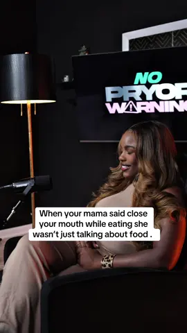 When mama said close your mouth while you eating it was just about food 💯 make moves in silence and pop out with results 🎯 @🎙️Host @thearielpryor 