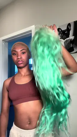how’d i do chat?🫣 @KingSup_Hair  #jambalaya #wiginstall #mintgreen #fyp #613 