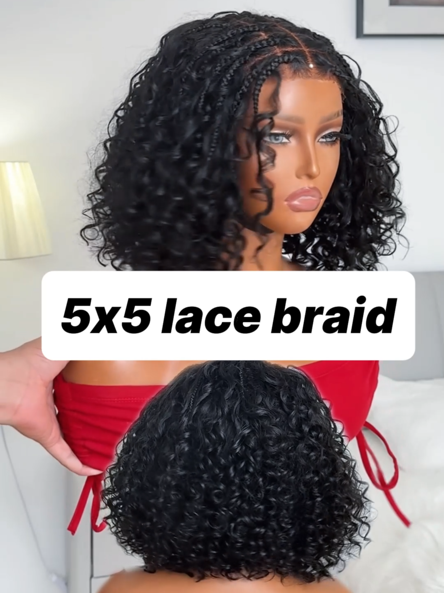 luvme up to 50% off#humanhair #luvmehair #curlywig #gluelesswig #wigtok