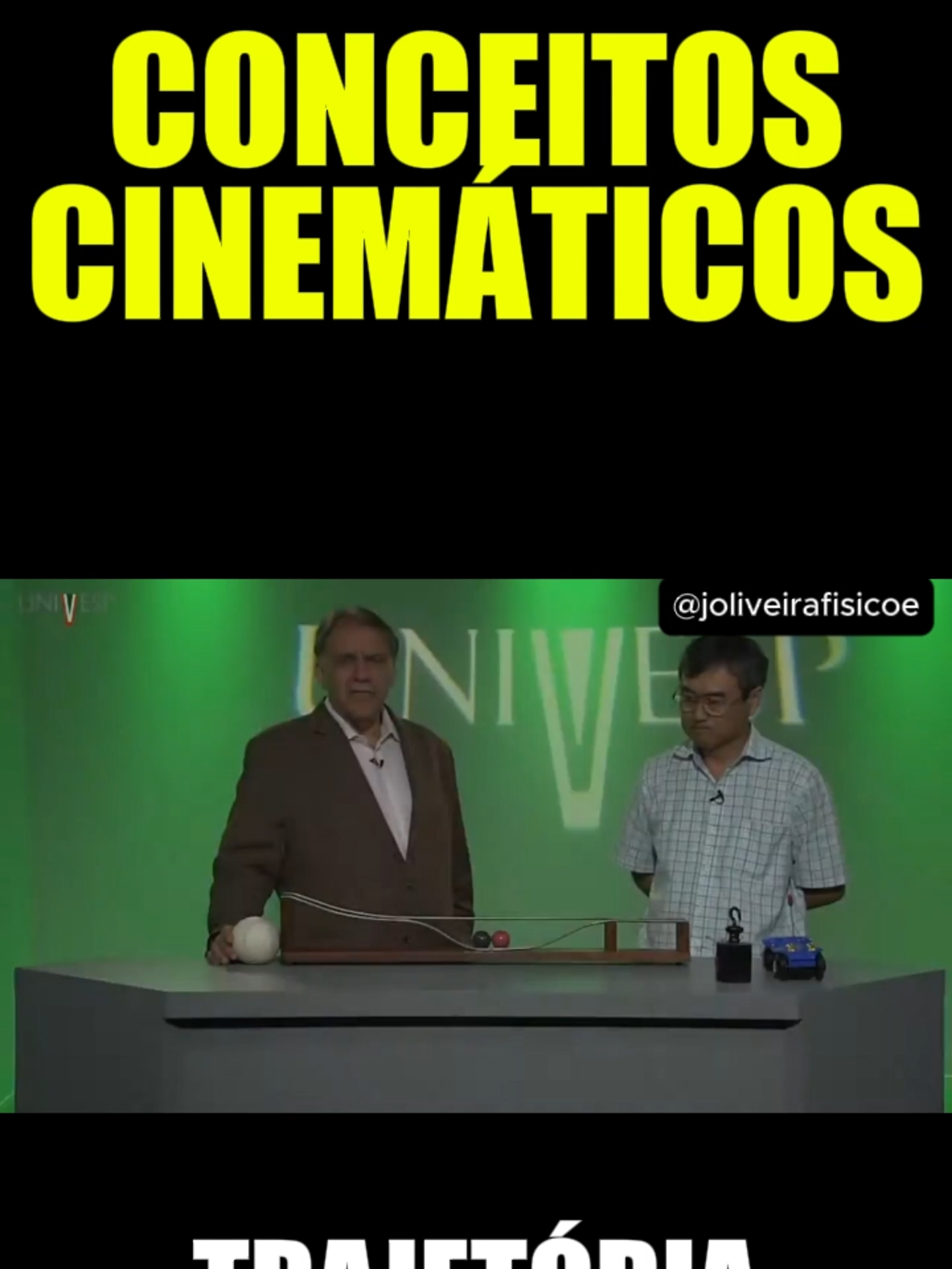 A trajetória depende do referencial! 🚀 Um mesmo movimento pode ser visto de formas diferentes: para quem está no ônibus, a trajetória é reta. Para quem está na rua, é curva! Tudo é uma questão de olhar! 👀💫 #Física #Trajetória #Movimento #CiênciaNoTikTok #Educação #Referencial #FísicaNoEnem #TikTokEduca #CuriosidadeCientífica