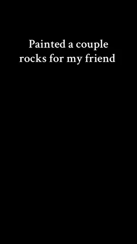 I messed up but she likes them.  #paint #rocks #posca #gifts #friends