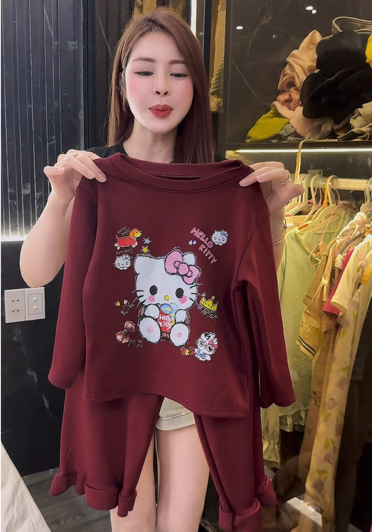 Bộ len lông thỏ xinh lắm ạ 🥰🥰#thơitrangtreem #xuhuongtiktok  @mesubeo89 