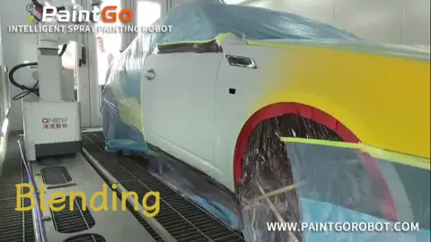 PaintGo will launch at Sema Show. Its blending function has been released.You are welcome to watch.#blending#carpaint #carpainting #painters #robotpainting #ai #carrepair 