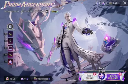 New Prism Ascendant Ultimate Spin opening 💜 Gems for dayyysss 💎🙃 #pubgm #northamerica #luckyspin #ultimateoutfit #prismascendant 