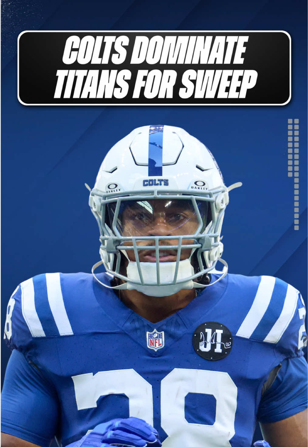 The #colts WALLOPED the Titans to complete the sweep Sunday  #fortheshoe #nflnews #fyp #indianapoliscolts 