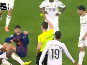 pedri red card🥺#fcbarcelona #team💙❤️