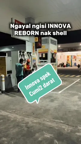 Ki lek wes tak isi nak shell berrti wes siap touring tipis2 #innovareborn #innovacumidarat #innova 