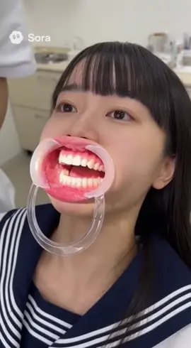 学校のガチすぎる歯科検診 #JK #JC #女子高生 #健康診断 #sora2 