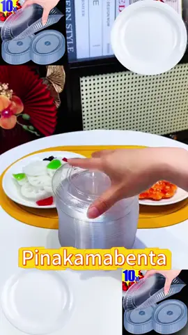 Reusable at ang neat na nga netong plastic dinner plate mga mare! 😍 #clearplasticdinnerplate #plasticdinnerplate #plasticplate #paperplate #celebration 