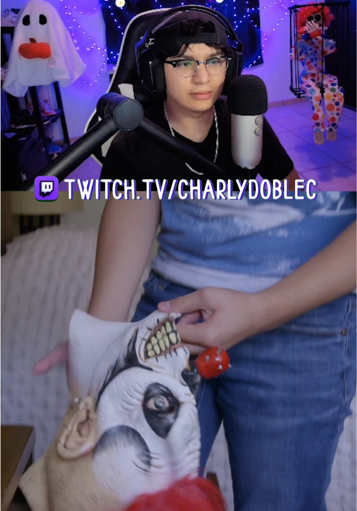 el payaso vengador finalmente desenmascarado 😳🤡 #CharlyCharly #RosaDeGuadalupe #Humor #Reaccion 