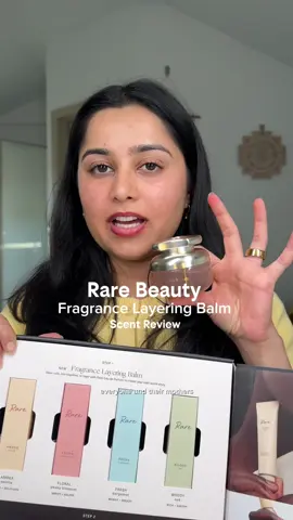 the perfect way to personalize ur own  @Rare Beauty fragrance :)  #rarebeauty #fragrancereview #newlaunch #rarebeautyfragrance #browncreator 