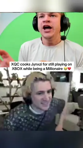 XQC cooks Jynxzi for still playing on XBOX while being a Millionaire 😭💔 #jynxzi #fyp #jynxziclips #xqc #xqcclips 