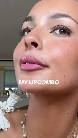 Wait my lips match my necklace omgggggg My new fav lip combo!!! @Huda Beauty is shade rosewood and warm brown @Kosas in shade 100@Saie in shade tease  @Clarins USA in shade 05 #lipcombo #lipgloss #lipoftheday 