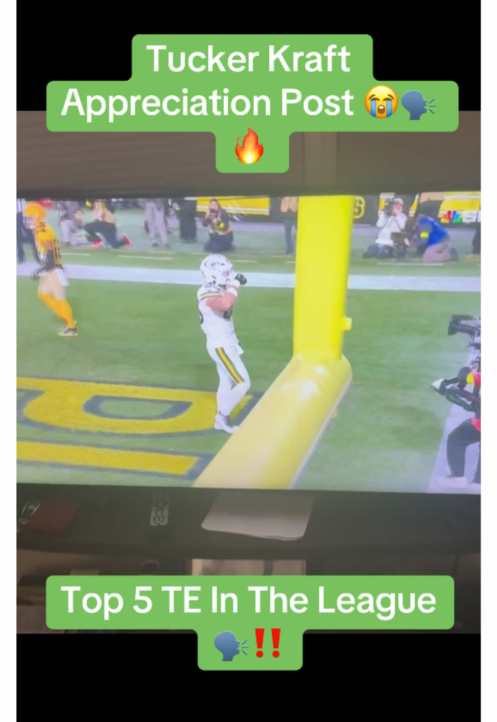 Tucker Kraft Top 5 TE In The League Like I Said 🗣️🧀 #tuckerkraft #gopackgo #greenbaypackers #nfl #fyp 