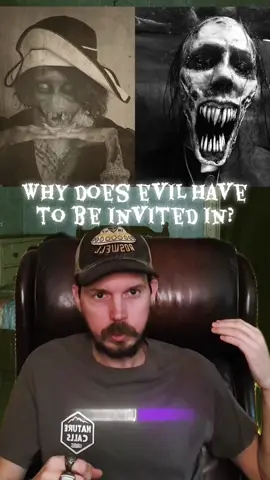 Why does evil have to be invited in? #evil #scarystories #creepystorytime #ghoststories #spookystory 