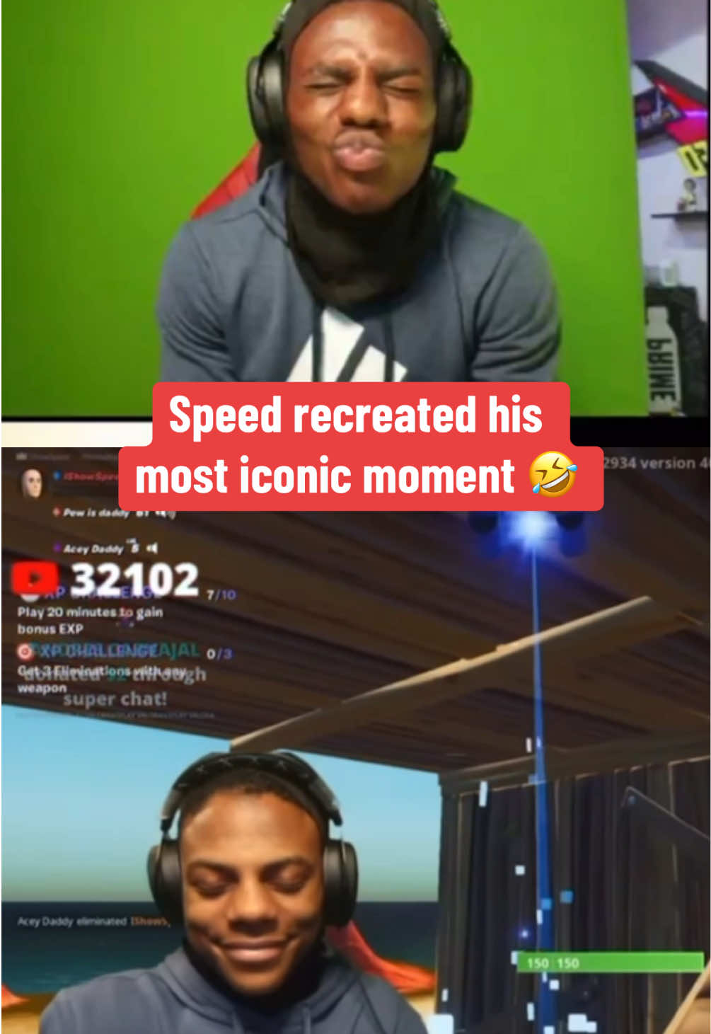 Speed recreated the “My mom’s kinda homeless” clip from 2021 with the same people from the original stream 😭 (via @IShowSpeed) #speed #ishowspeed #streamer 