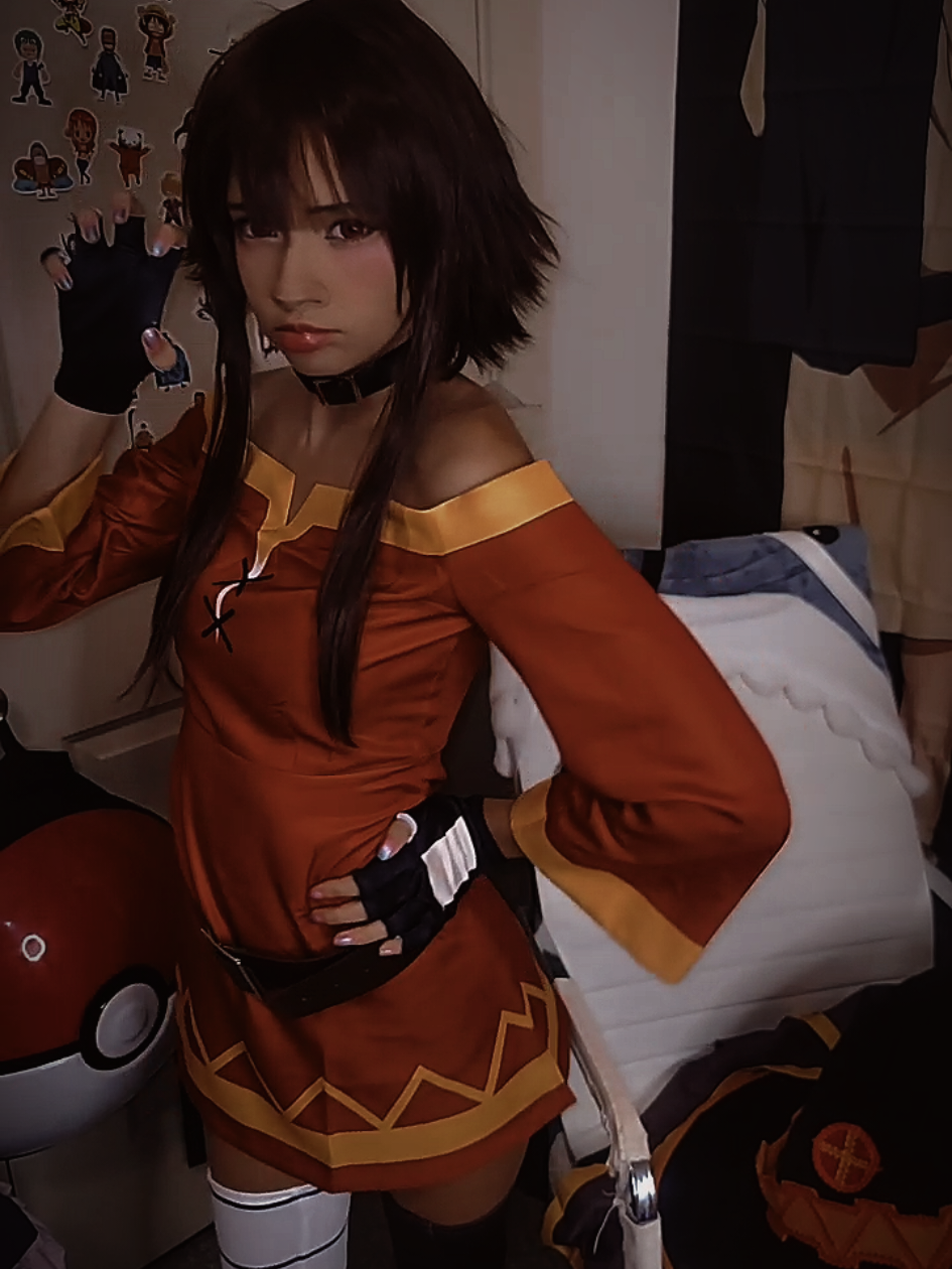 I need to clean my room 🚶‍♀️ . . . #megumin #megumincosplay #meguminkonosuba #konosuba #fyp 
