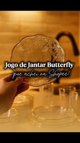 🍽️✨Olha só esse jogo de jantar Butterfly que eu achei na Shopee! 😍 Um verdadeiro achadinho pra deixar a mesa do dia a dia ou do jantar especial com muito charme e elegância. 🦋💖 O conjunto é completo, resistente e super delicado, com detalhes que lembram a leveza e a beleza de uma borboleta — perfeito pra quem ama colocar estilo até na hora das refeições! 🍲✨ Além disso, deixa qualquer cozinha ou sala de jantar com um toque sofisticado sem pesar no bolso. 🛍️💫 #AchadinhoShopee #JogoDeJantar #ButterflyStyle #MesaComEstilo #DecorDaCozinha