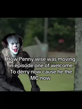 Pennywise was moving mad 😂#fyp #viral #pennywise #itwelcometoderry #horror